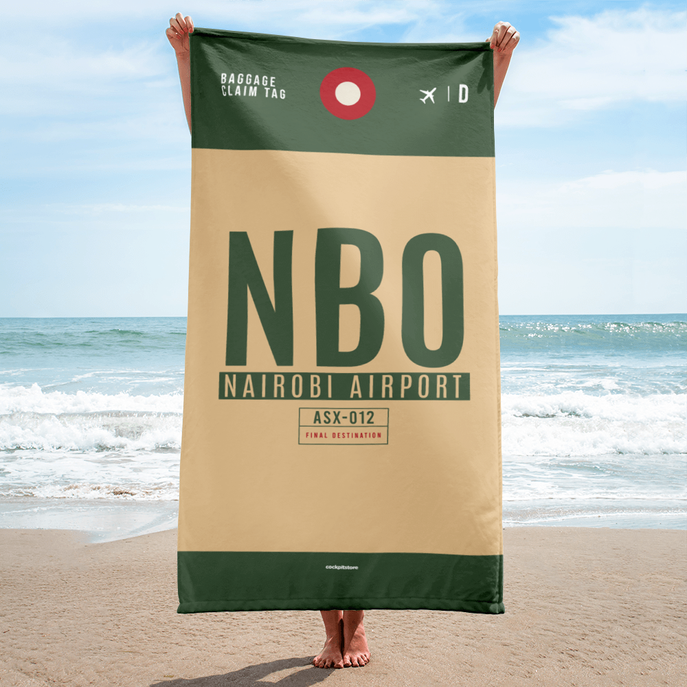 Beach Towel - Bath Towel NBO - Nairobi Airport Code