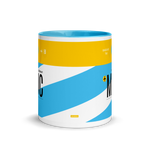 Load image into Gallery viewer, MUC - Munich Airport Code mug with colored inside
