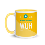 Load image into Gallery viewer, WUH - Wuhan - Tianhe Airport Code Mug with Colored Inside

